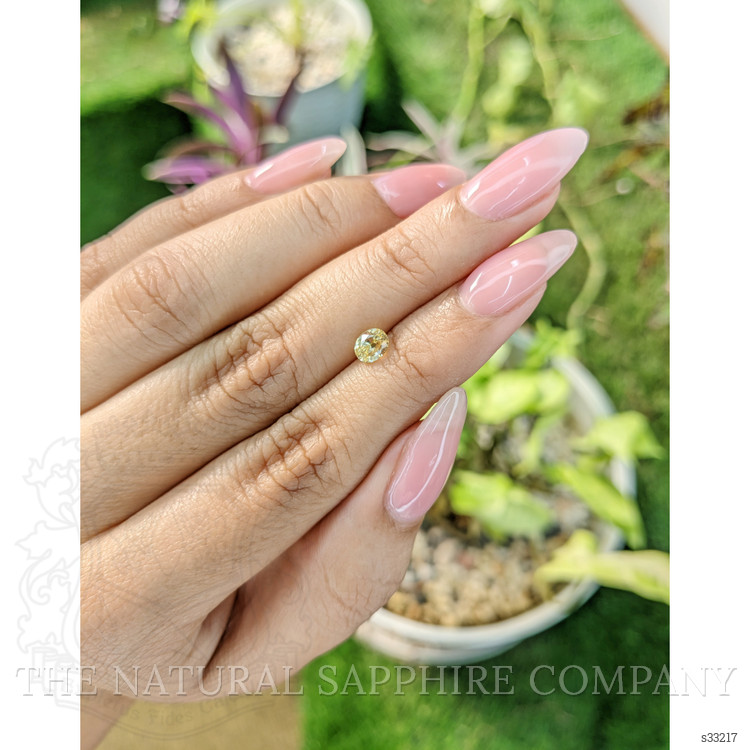 0.72 Ct. Yellow Sapphire from Ceylon (Sri Lanka)