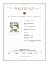 1.90 Ct. Yellow Sapphire from Ceylon (Sri Lanka) Scan Report