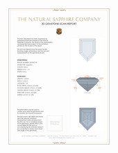 1.10 Ct. Yellow Sapphire from Ceylon (Sri Lanka) 3 D Scan Report
