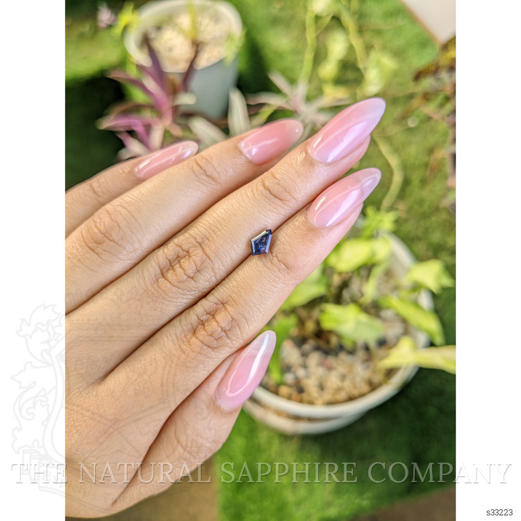 0.84 Ct. Bi Color Sapphire from Ceylon (Sri Lanka)