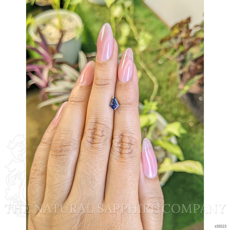 0.84 Ct. Bi Color Sapphire from Ceylon (Sri Lanka)