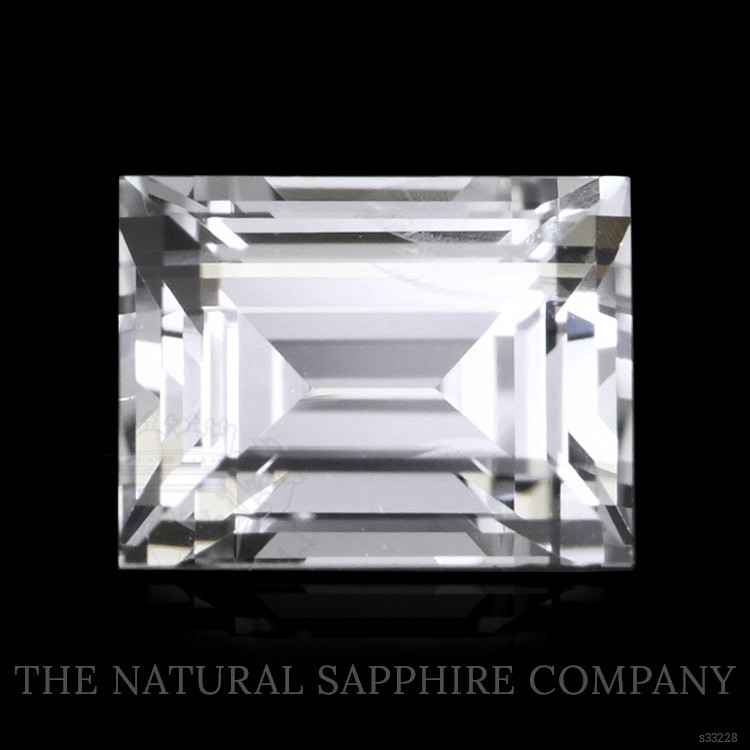 0.90 Ct. White Sapphire from Ceylon (Sri Lanka)