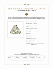 0.63 Ct. Yellow Sapphire from Ceylon (Sri Lanka) Scan Report