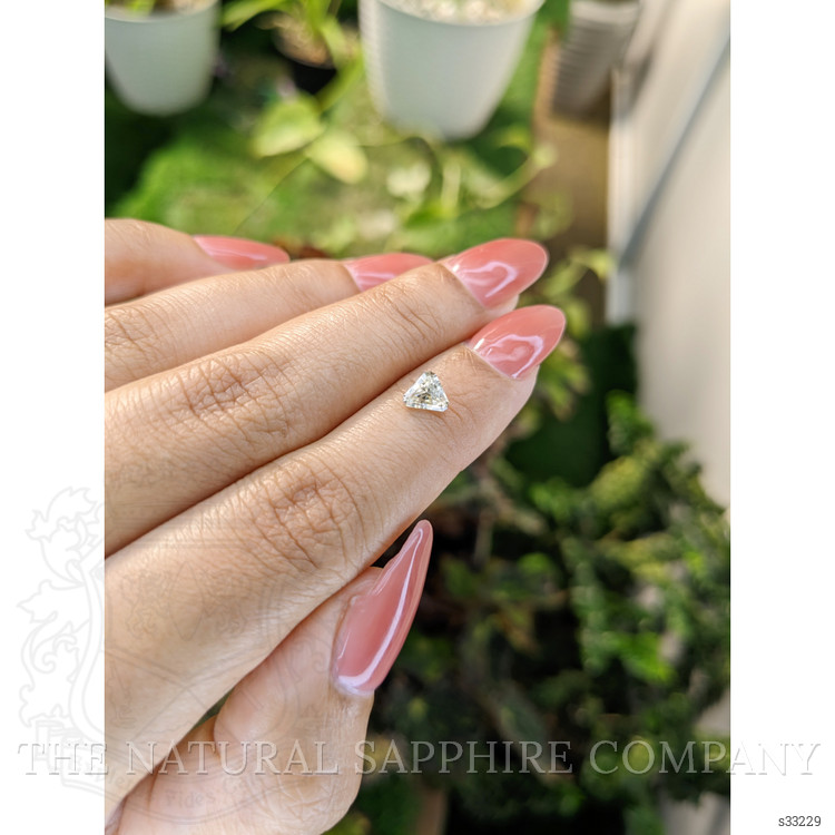 0.63 Ct. Yellow Sapphire from Ceylon (Sri Lanka)