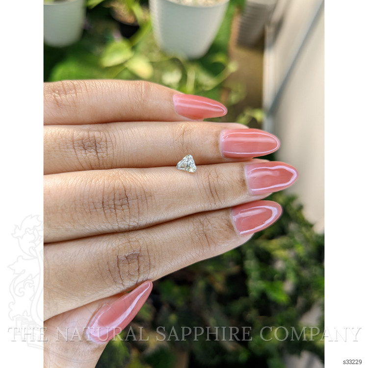 0.63 Ct. Yellow Sapphire from Ceylon (Sri Lanka)