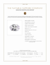 1.44 Ct. Purplish Pink Sapphire from Ceylon (Sri Lanka) Scan Report