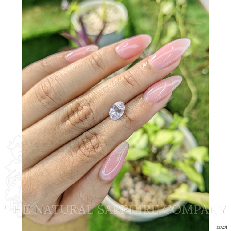 1.44 Ct. Purplish Pink Sapphire from Ceylon (Sri Lanka)