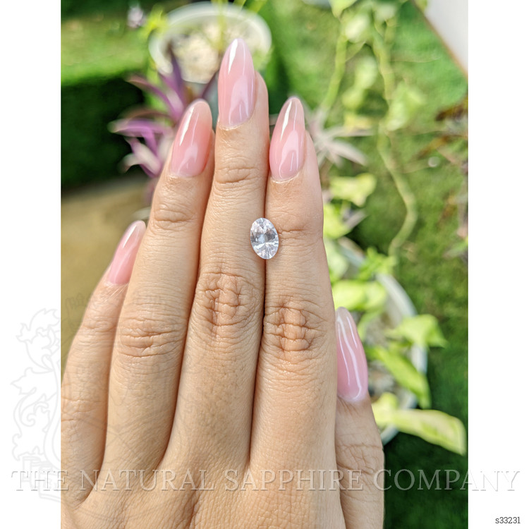 1.44 Ct. Purplish Pink Sapphire from Ceylon (Sri Lanka)