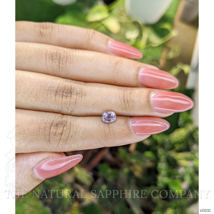 0.87 Ct. Pinkish Purple Sapphire from Ceylon (Sri Lanka)