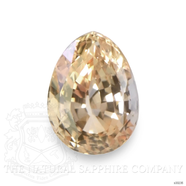0.96 Ct. Peach Sapphire from Ceylon (Sri Lanka)