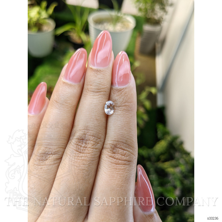 1.08 Ct. Peach Sapphire from Ceylon (Sri Lanka)
