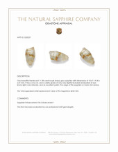 11.38 Ct. Grey Rough Sapphire from Ceylon (Sri Lanka) Appraisal