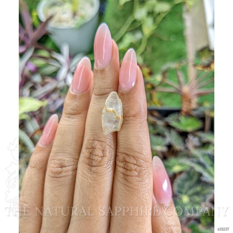 11.38 Ct. Grey Rough Sapphire from Ceylon (Sri Lanka)