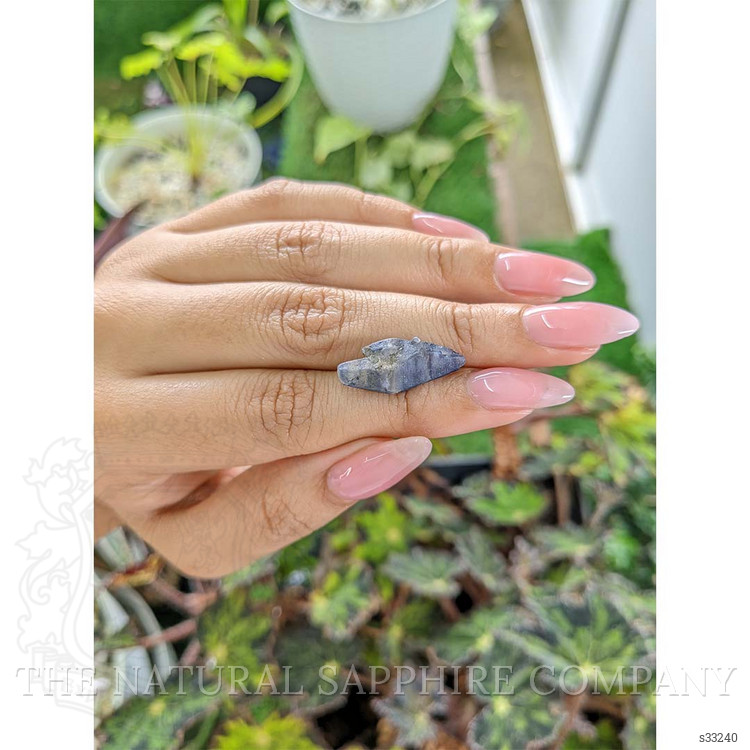 11.87 Ct. Blue Rough Sapphire Crystal from Ceylon (Sri Lanka)