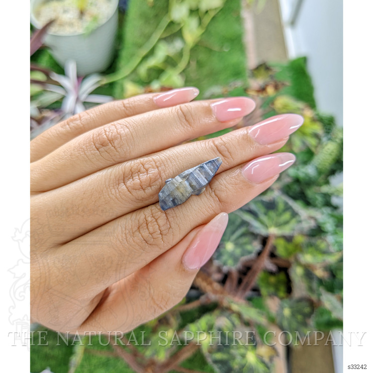 13.19 Ct. Blue Rough Sapphire from Ceylon (Sri Lanka)