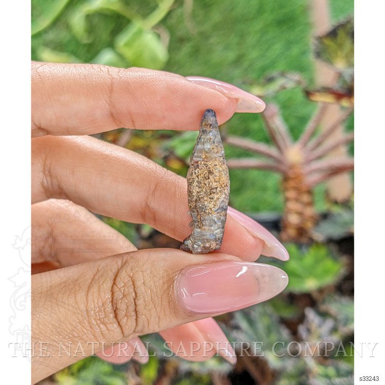 18.11 Ct. Blue Rough Sapphire from Ceylon (Sri Lanka)