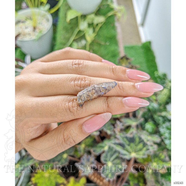 18.11 Ct. Blue Rough Sapphire from Ceylon (Sri Lanka)