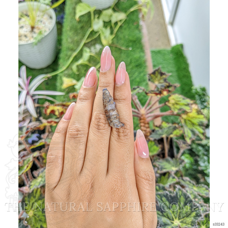 18.11 Ct. Blue Rough Sapphire from Ceylon (Sri Lanka)