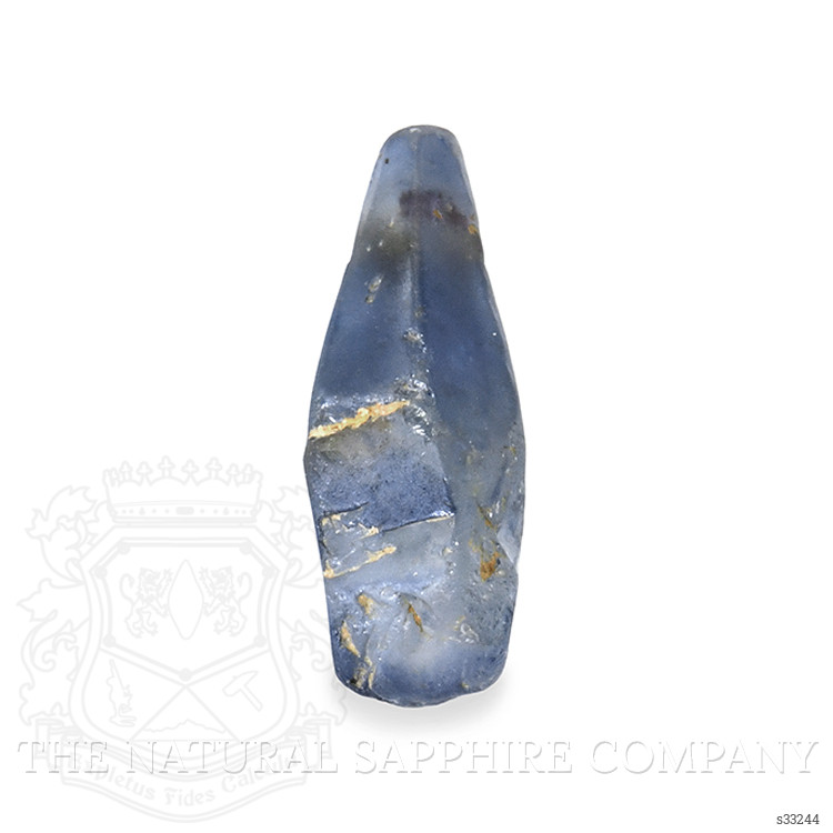 3.79 Ct. Blue Rough Sapphire Crystal from Ceylon (Sri Lanka)