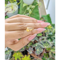 7.03 Ct. Yellow Sapphire Crystal from Ceylon (Sri Lanka) Life Style