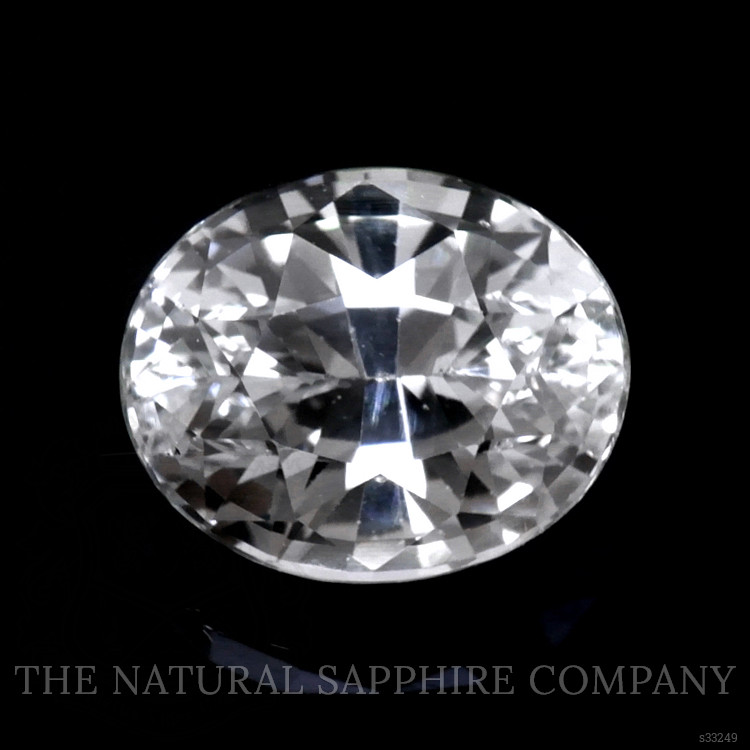 1.28 Ct. White Sapphire from Ceylon (Sri Lanka)