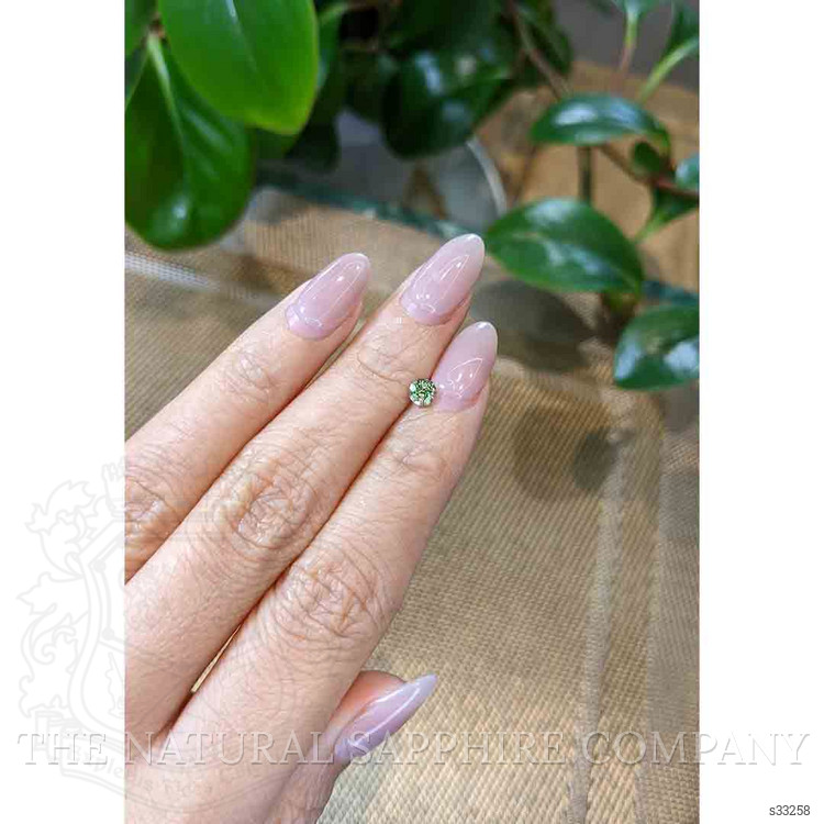 0.43 Ct. Bluish Green Sapphire from Madagascar