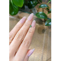 0.50 Ct. Green Sapphire from Madagascar Life Style