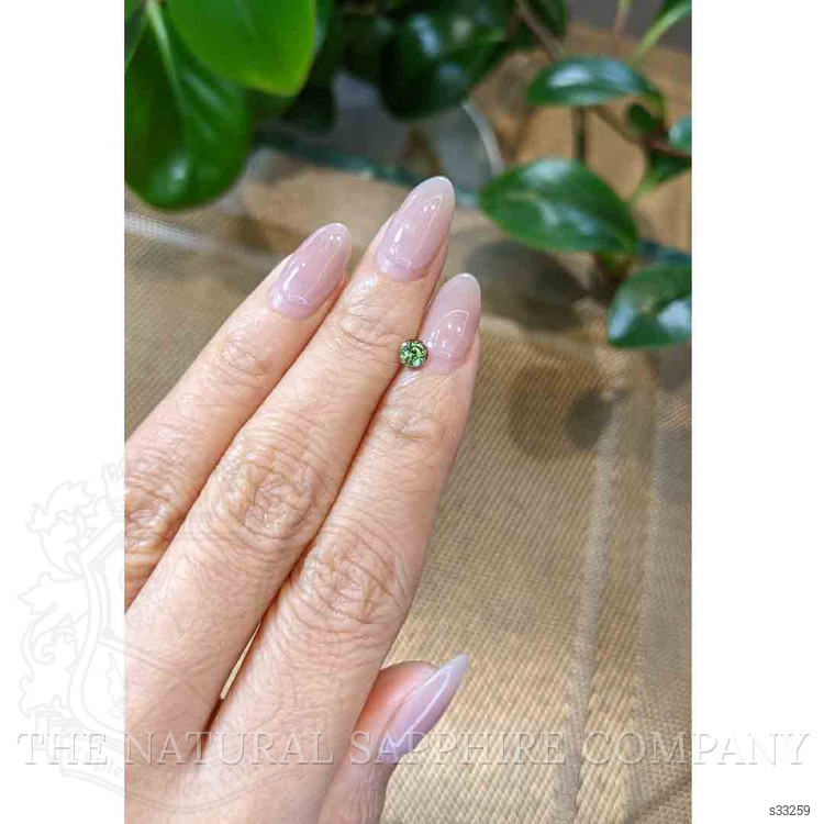 0.50 Ct. Green Sapphire from Madagascar