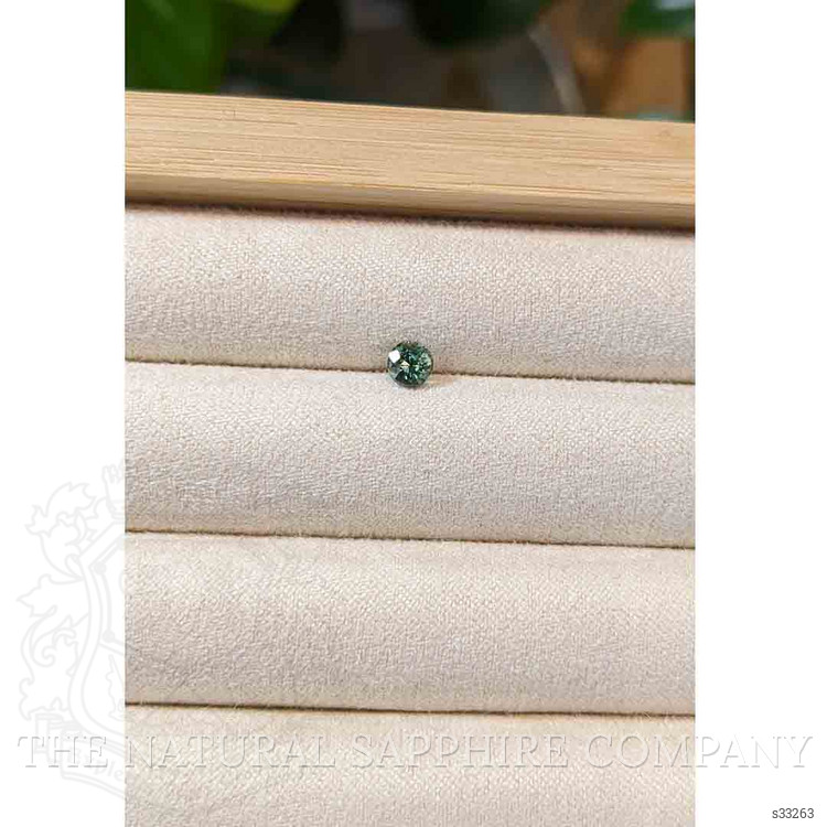 0.53 Ct. Bluish Green Sapphire from Madagascar