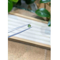 0.62 Ct. Green Sapphire from Madagascar Life Style