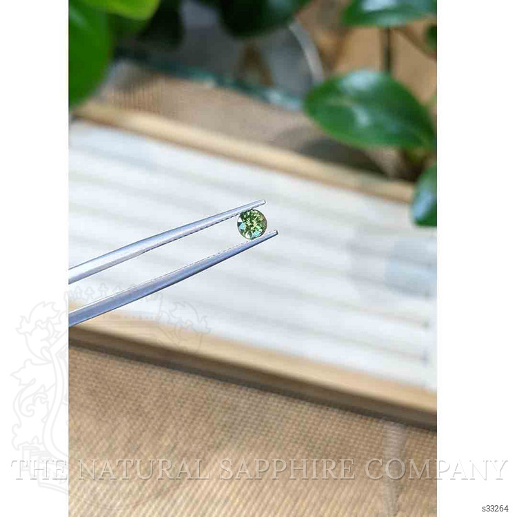 0.62 Ct. Green Sapphire from Madagascar