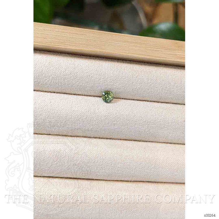 0.62 Ct. Green Sapphire from Madagascar