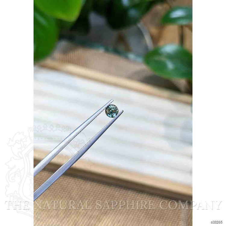 0.54 Ct. Greenish Blue Sapphire from Madagascar