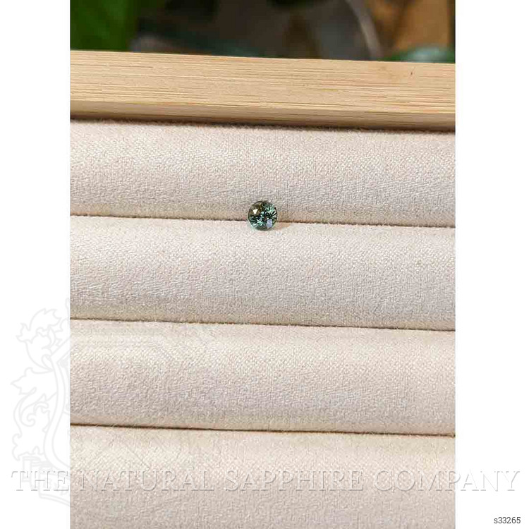 0.54 Ct. Greenish Blue Sapphire from Madagascar