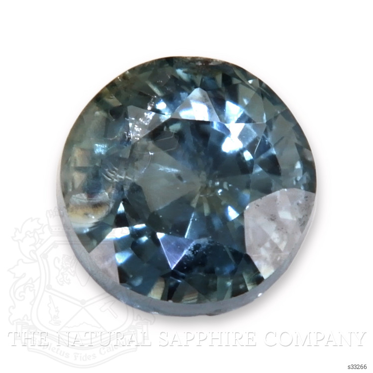 0.63 Ct. Greenish Blue Sapphire from Madagascar