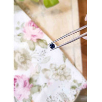 0.53 Ct. Blue Sapphire from Madagascar Life Style