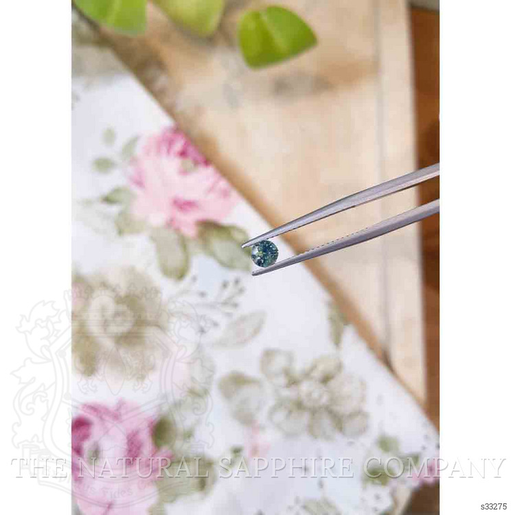 0.54 Ct. Bluish Green Sapphire from Madagascar