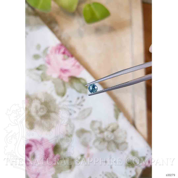 0.56 Ct. Bluish Green Sapphire from Madagascar