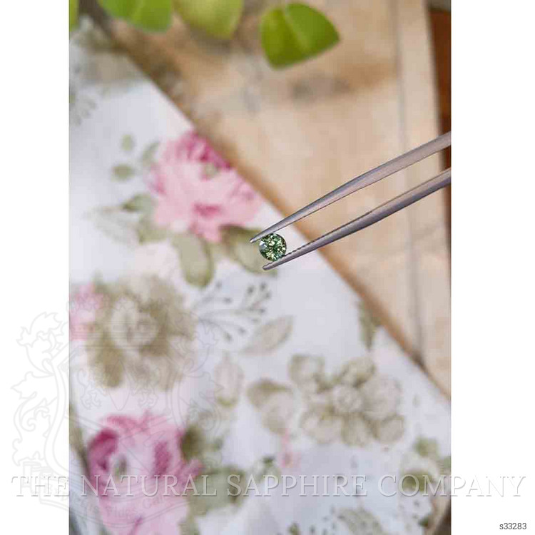 0.53 Ct. Yellowish Green Sapphire from Madagascar