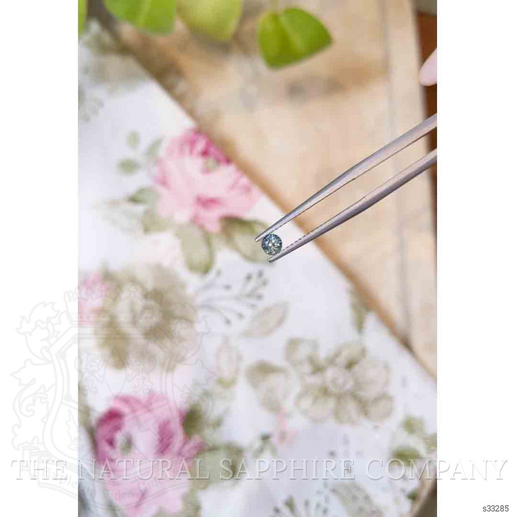 0.33 Ct. Greenish Blue Sapphire from Madagascar