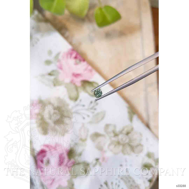 0.37 Ct. Green Sapphire from Madagascar