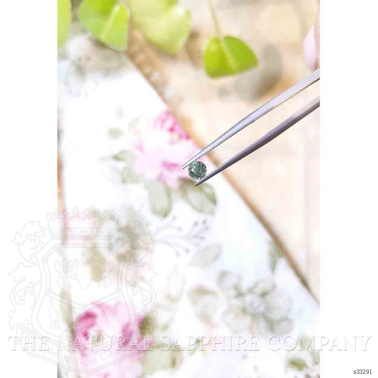 0.57 Ct. Bluish Green Sapphire from Madagascar