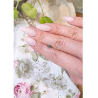 0.50 Ct. Bluish Green Sapphire from Madagascar Life Style