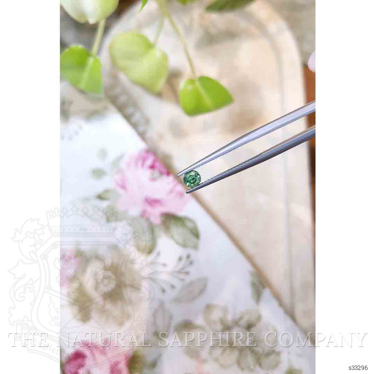 0.52 Ct. Bluish Green Sapphire from Madagascar