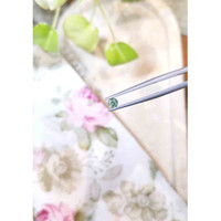 0.37 Ct. Green Sapphire from Madagascar Life Style