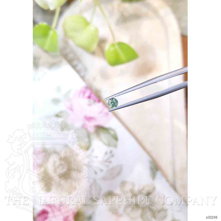 0.37 Ct. Green Sapphire from Madagascar