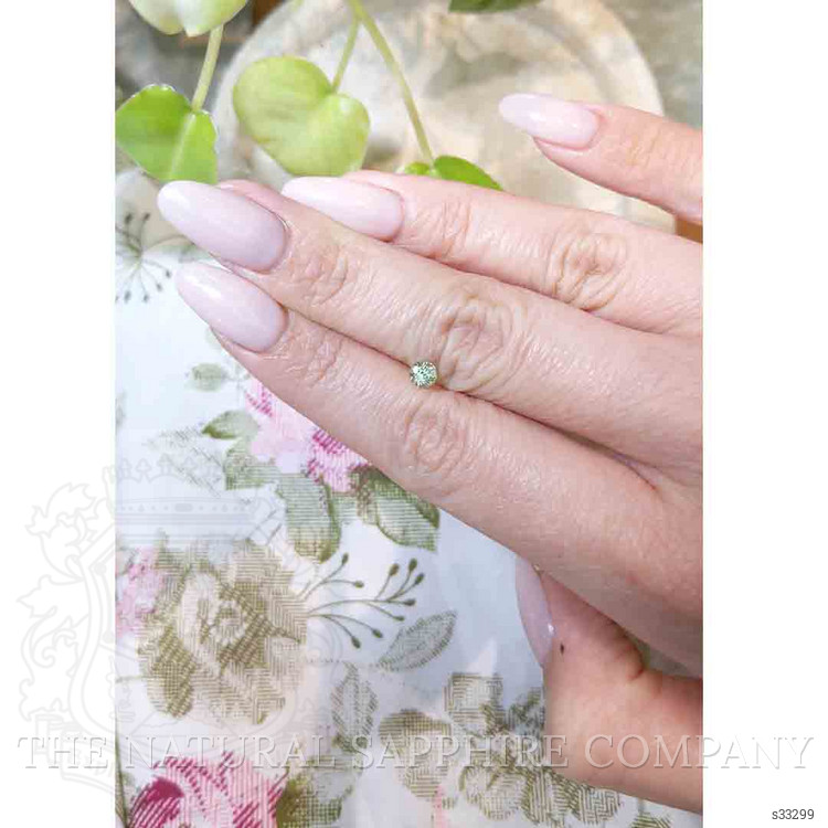 0.47 Ct. Green Sapphire from Madagascar