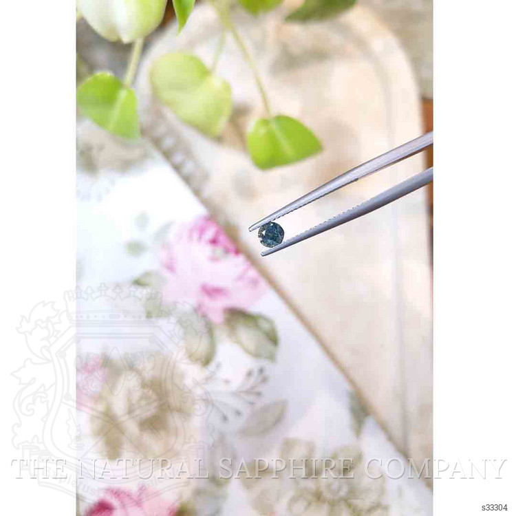 0.54 Ct. Greenish Blue Sapphire from Madagascar