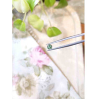 0.54 Ct. Bluish Green Sapphire from Madagascar Life Style