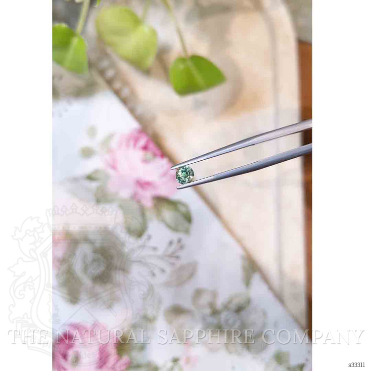 0.42 Ct. Bluish Green Sapphire from Madagascar